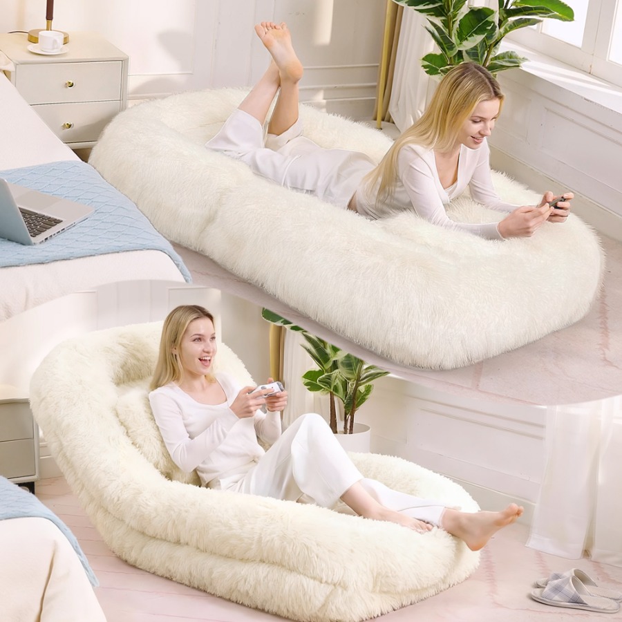 Video Gaming & Esports Usd Acc - [NIEUW AANGEKOMEN] [VIDEO BEREID] Mensen-hondenbed, relaxfauteuil,
