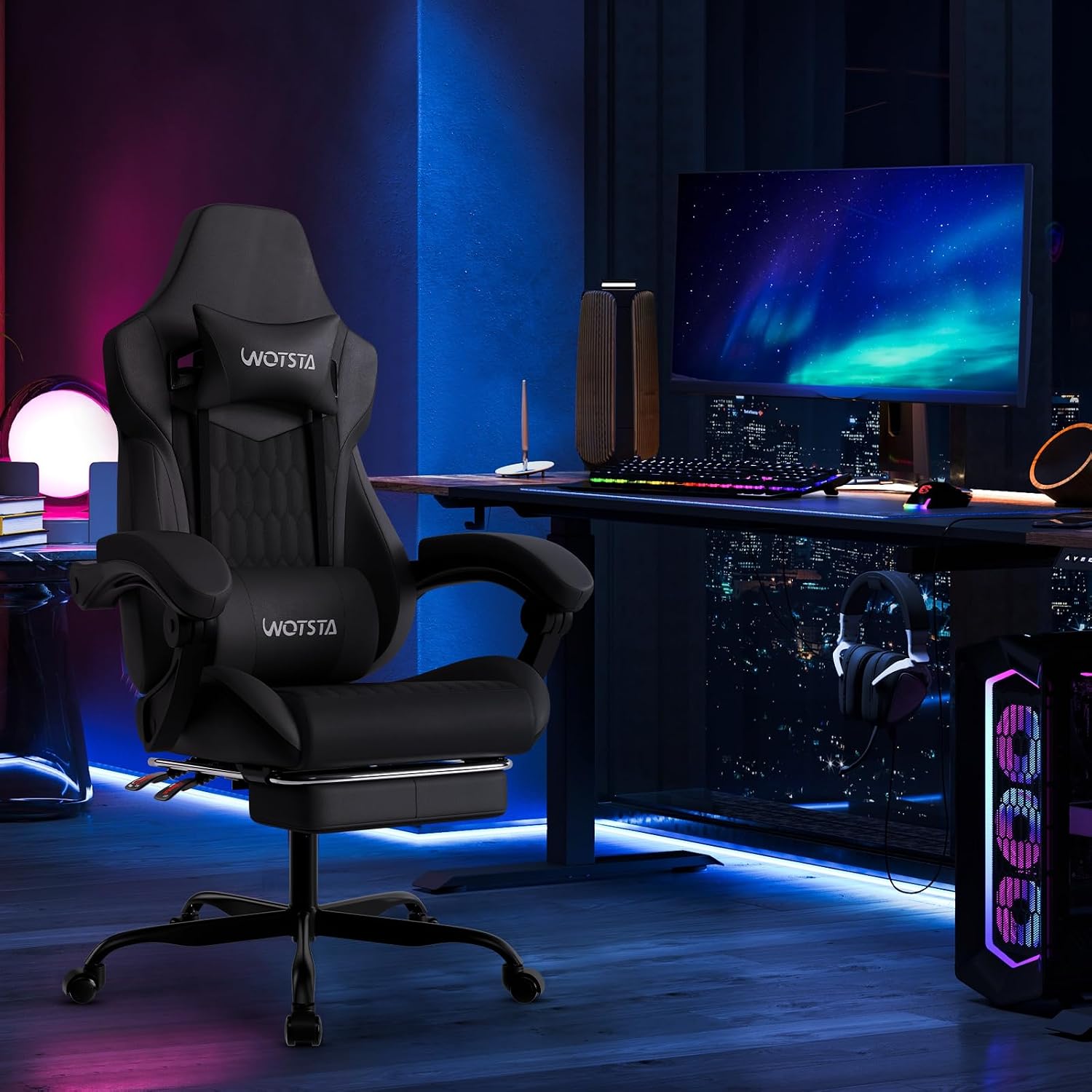 Gamingstoel met voetsteun, erg - Video Gaming & Esports Usd Acc recensie en prijs