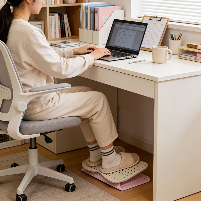 Draagbare voetsteun met gaatje - Footrest Under Desk recensie en prijs